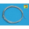 Cable de acero trenzado. 0,9 mm.