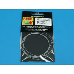 Cable de acero trenzado. 0,9 mm.