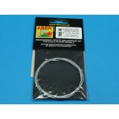 Cable de acero trenzado. 1,3 mm.