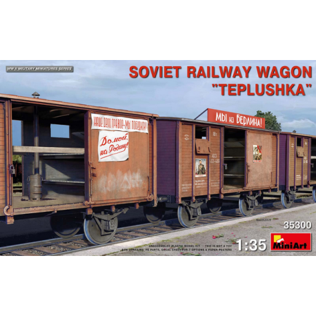 Soviet railway wagon “TEPLUSHKA”.