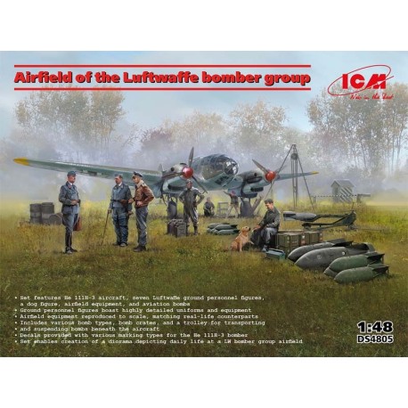Aérodrome du groupe de bombardiers de la Luftwaffe.