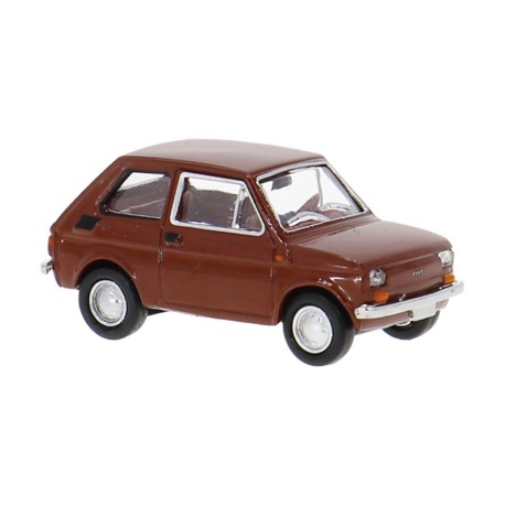 Fiat 126, brown.