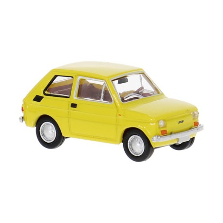 Fiat 126, amarelo.