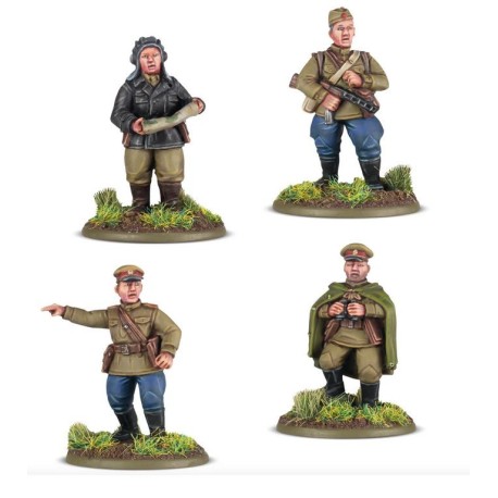 Commandants de peloton soviétiques.