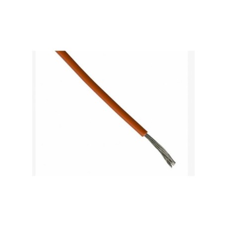 1,4 mm orangefarbenes Kabel. 10 Meter Rolle.
