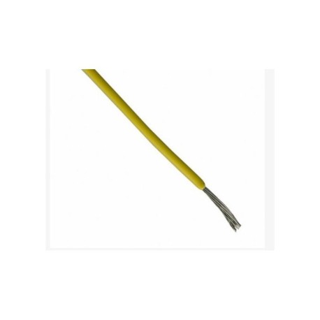 1,4 mm gelbes Kabel. 10 Meter Rolle.