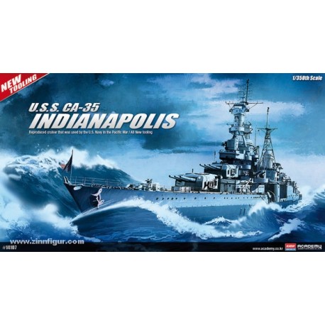 USS Indianapolis, 1945. ACADEMY 14107