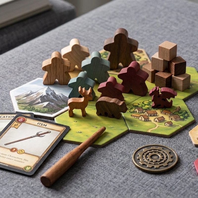 Componentes de los juegos de mesa: qué son y cómo influyen en las mecánicas