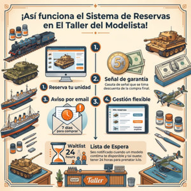 ¡Así funciona el nuevo Sistema de Reservas en El Taller del Modelista!